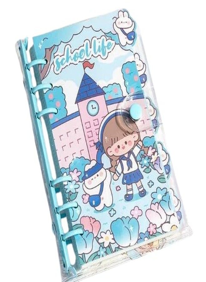 SWOPPERRY Diary for Kids -Journal Diary for Girls, Kawaii Diaries, Scrapbooking, Notepad for Students, Cute Stationery Items for Writing & Drawing (SCHOOL LIFE THEEME) - Image 1